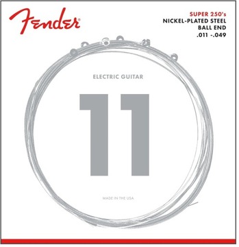 STRUNY FENDER 11-49 DO ELEKTRYKA USA + 5 KOSTEK