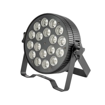 FLASH LED PAR64 18X12 RGBWA UV FLAT REFLEKTOR SCENICZNY EVENTOWY