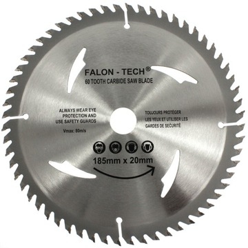 TARCZA PIŁA DO DREWNA WIDIA I-C 185/20-16 T60