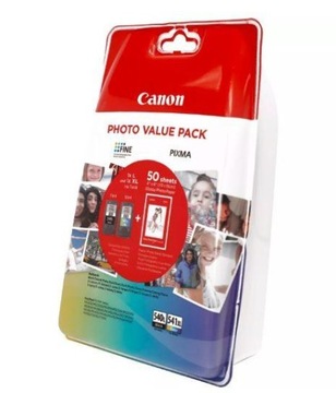 Комплект оригинальных картриджей Canon PG-540L и CL-541XL.
