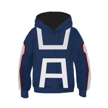 2023 My Hero Academia drukowane 3D bluza z kapturem