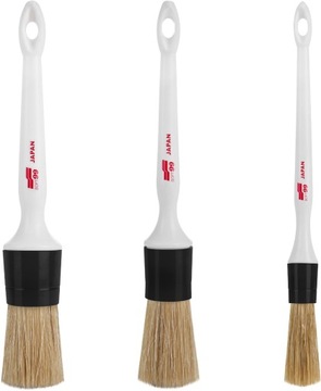 Soft99 Interior — набор из 3 кистей для детейлинга.