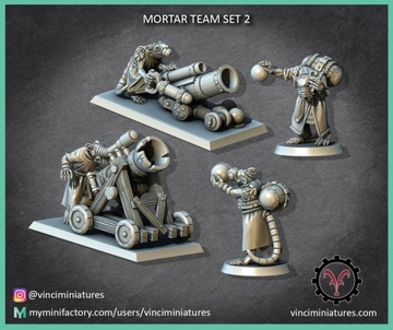 Mortar Team set 2 - Vinciminiatures - Druk 3D2
