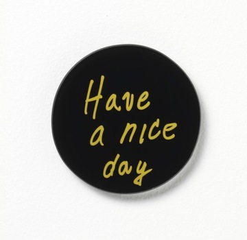 KOŁO MAGNETYCZNE SZKŁO Z MAGNESEM CZARNE NAGA