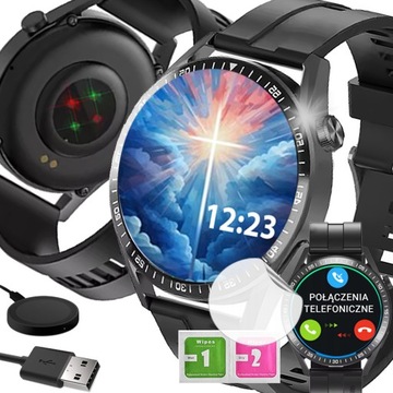 SMARTWATCH ZEGAREK KOMUNIA DLA DZIECKA POLSKIE MENU ROZMOWY SMART WATCH