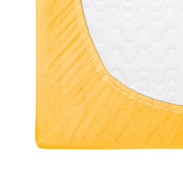 Prześcieradło jersey 90x200 Żółty Darymex