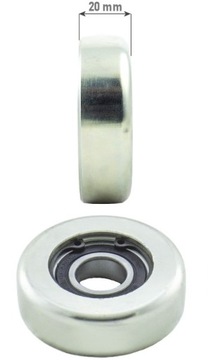 КОМПЛЕКТ РОЛИКОВ ДЛЯ ОТКАТНЫХ ВОРОТ 70X70, 6 роликов - Большое дно 210мм