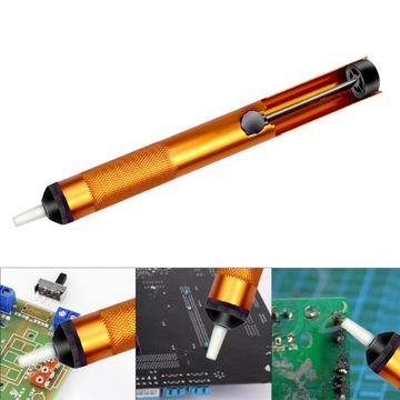 Desoldering Vacuum Pump Solder Removal Tool Heat Resistant Nozzle 7x0.8inch