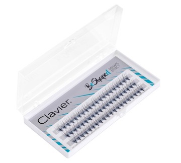 Пучки ресниц CLAVIER BeShaped 10 мм – B-завиток