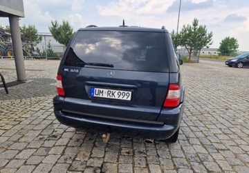 Mercedes Klasa M W163 Terenowy 3.2 V6 (320) 218KM 2001 Mercedes ML 320 Import z Niemiec Zarejestrowany, zdjęcie 6