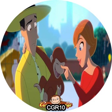 Украшение для дня рождения CAKE CAKE GEORGE сахарное 20 см