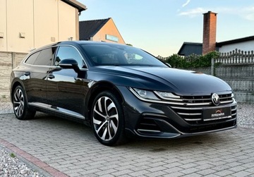 Volkswagen Arteon Fastback Facelifting 2.0 TDI 200KM 2021 Volkswagen Arteon 4x4 R-LINE panorama kamera360 skory masaze ACC FULL LED, zdjęcie 9