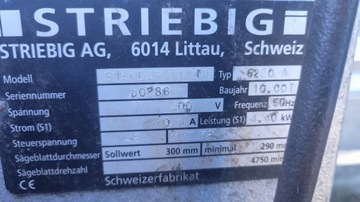 Вертикальная панельная пила Striebig Standard III TRK