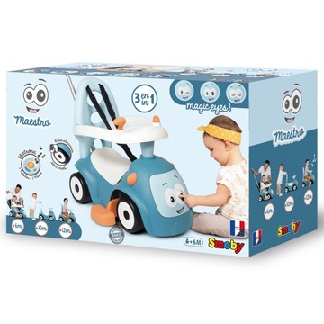 SMOBY Ride-On Maestro 4in1 Pusher с бесшумными колесами