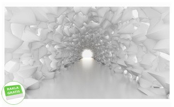 Fototapeta 3D na ścianę na wymiar tunel kryształy