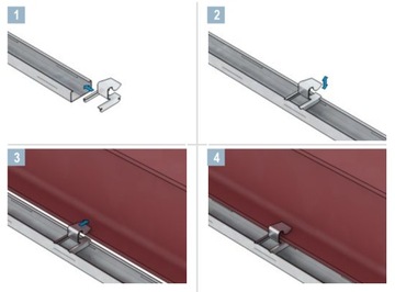 Зажим KNAUF Fireboard 50 шт. колонна, стальная балка, подвесной потолок.