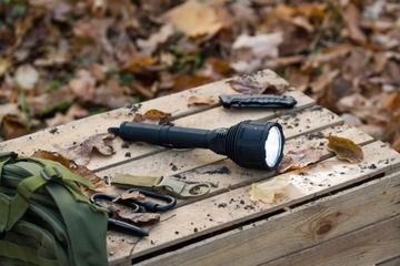 СВЕТОДИОДНЫЙ ТАКТИЧЕСКИЙ ФОНАРЬ ВОЕННЫЙ USB-C ЛАМПА 3000лм PRO VAYOX