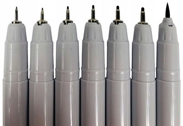 Профессиональные линеры для рисования, 7 размеров: от 0,05 до 1,0 мм и B.