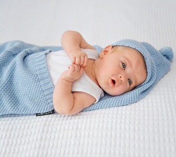 СПАЛЬНЫЙ МЕШОК LULLALOVE BLANKET СИНИЙ