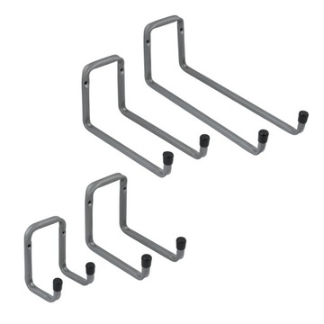 2x Hak ścienny garażowy - podwójny - H2U 160x120