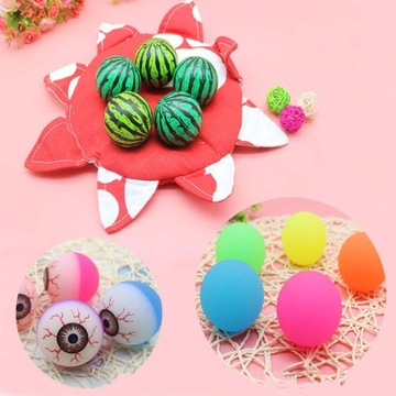 40x PIŁECZKI PIŁKI KULKI KAUCZUKOWE SKACZĄCE ANTYSTRESOWE MIX KOLOROWE 25mm