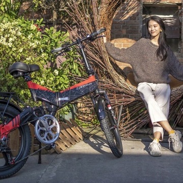 LANKELEISI G650 Складной электрический горный велосипед 500 Вт 12,8 Ач 110 км 35 км/ч