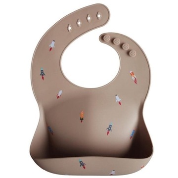 ŚLINIAK SILIKONOWY Z KIESZONKĄ ROCKET MUSHIE