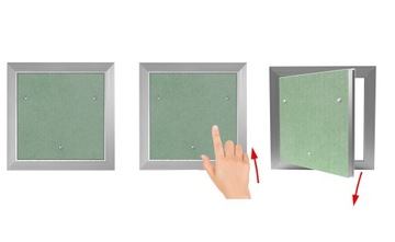 Drzwiczki rewizyjne KARTON-GIPS G/K 15x20 na KLIK