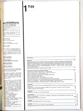 АРХИТЕКТУРА 1 1989 ГОДА