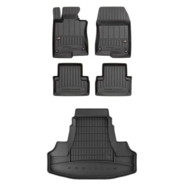 3D gumová sada koberců a rohožek Honda Accord VIII 2008-2015 Sedan, bez reg