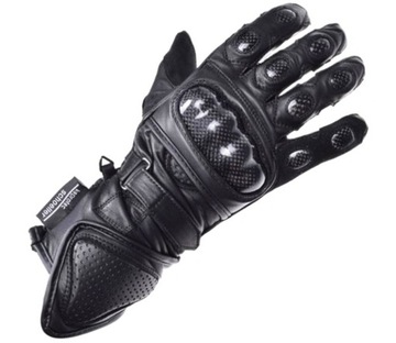 RĘKAWICE MOTOCYKLOWE SKÓRZANE DAMSKIE KEWLAR XS