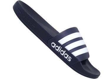 ADIDAS ADILETTE SHOWER GZ5920 MĘSKIE KLAPKI BASENOWE NA BASEN GRANATOWE