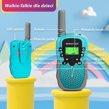 2 детские рации Т-388 Миркит ГО