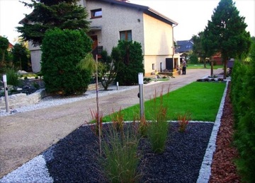 Черная крупа декоративный базальтовый камень 10 кг