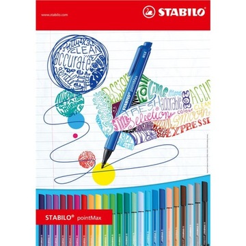 Подводки для подводки STABILO POINTMAXX, 4 цвета в футляре.