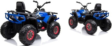 АККУМУЛЯТОР QUAD ATV 4X4 КОЖА МЯГКИЕ КОЛЕСА EVA ПОДСВЕТКИ ЗВУК ДИСТАНЦИОННЫЙ 2.4G