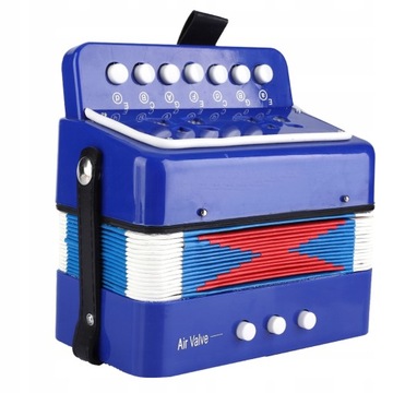 Детский аккордеон ABS синий игрушечный аккордеон