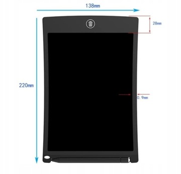 ПЛАНШЕТ ЭКРАНБУК ЖК-НОУТБУК ДЛЯ РИСОВАНИЯ 8,5 ДЮЙМОВ