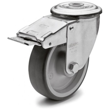 KOŁO KÓŁKO KOŁA obrotowe z hamulcem fi 125mm 120kg