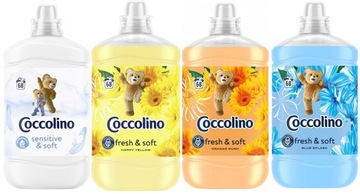 Zestaw Duży 4 Płyny Do Płukania Tkanin Mix Coccolino Core 4 Płyny 1700 ml