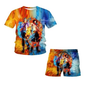 KOMPLET DZIECIĘCY T-SHIRT SPODENKI ONE PIECE