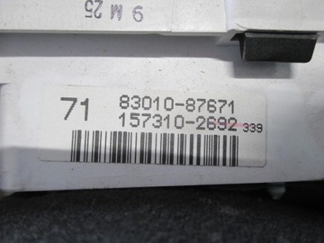 DAIHATSU FEROZA 1.6 89-98 PŘÍSTROJOVÁ DESKA BUDÍKY