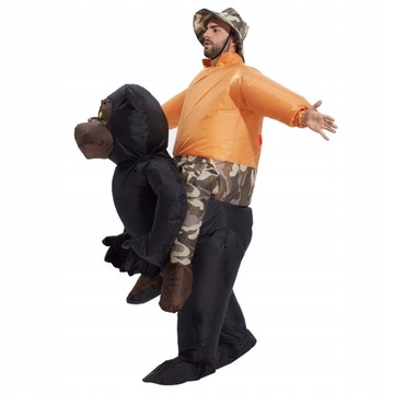 КОСТЮМ НАДУВНОЙ ГОРИЛЫ ПЛАТЬЕ ГОРИЛЫ