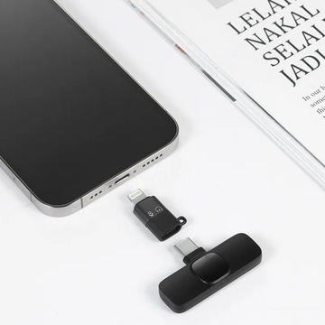 2 беспроводных петличных микрофона — приемник USB-C — адаптер для iPhone