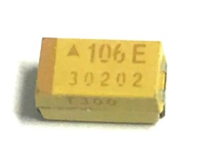 10uF 25V Tantal kondensator SMD obudowa 6032