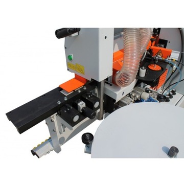 Компактный кромкооблицовочный станок с введением. фрезерование 7c.дисплей. ЕВА КЗМ 6 ТФ ПРЕМИУМ