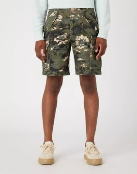 Męskie szorty materiałowe Wrangler CASEY CARGO SHORT W31