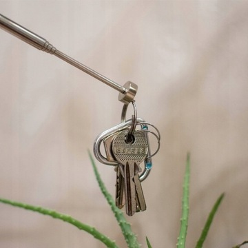 ТЕЛЕСКОПИЧЕСКИЙ МАГНИТНЫЙ ЗАХВАТ СИЛЬНЫЙ, ДЛИННЫЙ, РЕГУЛИРУЕМЫЙ XXL С ЗАЖИМОМ