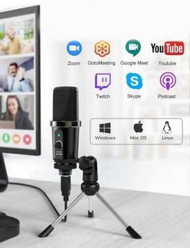 НОВЫЙ USB-МИКРОФОН BEE DM18 ДЛЯ КОМПЬЮТЕРА