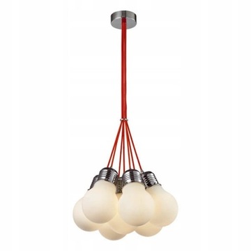 Żyrandol Żarówki Lampa Wisząca Nowoczesna Duża